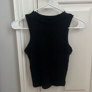 Black tank top